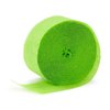 Premium Lime Green Crepe Paper Streamer - 81 ft (1 Pc) - Perfect for Birthdays, Weddings, and Events