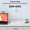 i Phone 16 15 Charger Fast Charging, 2Pack Dual Port 20W USB C PD3.0 Wall Charger Block with 10FT USB C to C Cord for iPhone 16 Pro Max /16 Pro/16 Plus/15 Pro Max /15 Pro/15 Plus, iPad Pro/Air/Mini 6