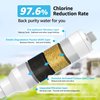 AQUA CREST RV Water Filter, RV Inline Hose Water Filter, Garden and Camper Water Filter, NSF Certified, Greatly Reduces Chlorine, Bad Taste, Odor, 2 Pack New Label Design