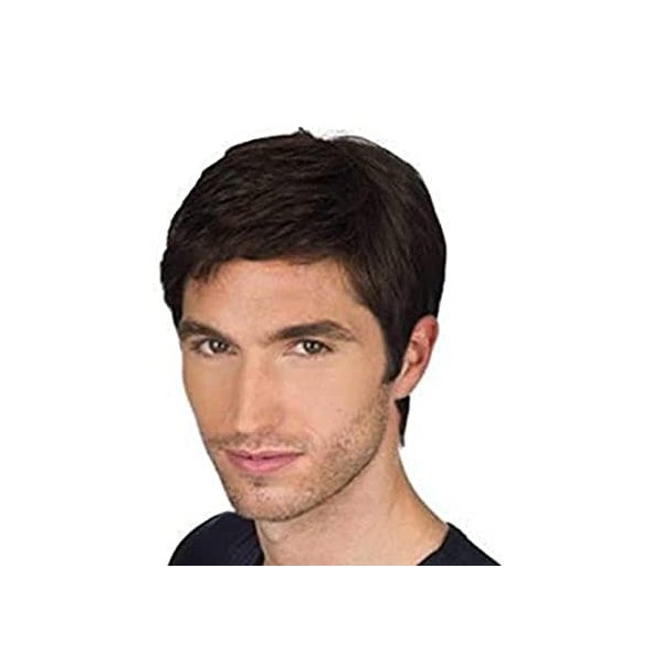 WOCWIG Mens Wig Synthetic Men's Wigs Male Wigs Boy's Wig short wigs short hair wigs for men pixie cut wig Men's Wigs For Daily Use Synthetic Hair Wigs 002