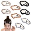 aoozleny 8PCS Cloud Hair Clips Metal Non Slip Hair Accessories Cute Elegant Thick Durability Hair Clips for Women