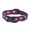 Paw Paws USA Valentine Hearts Dog Collar, Medium, Multicolored