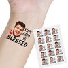 Personalized Bachelor Party Face Tattoos,Bachelorette Party Decors Party Supplies for Men Women This Guy Is Blessed