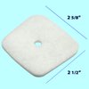 5 Pieces Replacement Air Filter for Mantis 7222 7222E 7222M 7225 7230 7234 7240 7920 7924 Tiller Cultivator