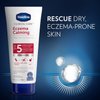 Vaseline Eczema Lotion, Calming Therapy Cream 2-Pack with Colloidal Oatmeal + Original Vaseline Lip Therapy for Dry Lips with Petroleum Jelly (3 Piece Set)