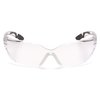 Pyramex Achieva Safety Glasses, Gray Temples/Clear Lens