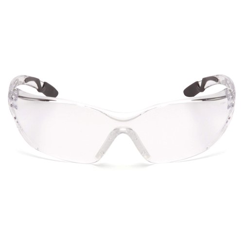 Pyramex Achieva Safety Glasses, Gray Temples/Clear Lens