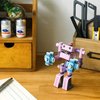 PIPEROID Hammer Rose - Japanese 3D Paper Puzzle DIY Robot kit for Kids and Origami Kit for Adults