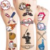 Baseball Temporary Tattoos Birthday Party Supplies Decorations 96 PCS Tattoos Stickers Sport Game Player Summer Olympic Cute Party Favors Kids Boys Girls Gifts Ideas Classroom School Prizes Themed