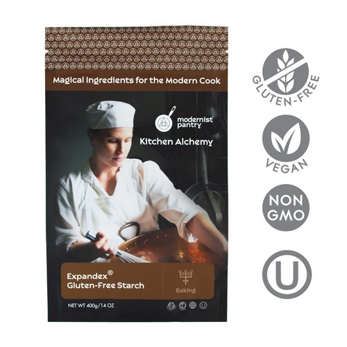 Improved Expandex GF Tapioca Starch - 400g/14oz ⊘ Non-GMO Gluten-Free Vegan OU Kosher Certified (Perfect for Gluten-Free Baking)