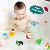 HugOutdoor 50Pcs Christmas Rubber Ducks In Bulk Advent Calendar 2024, Kids Baby and Toddler Bath Toys, Fun Mini Ducks 24 Days Christmas Countdown Calendar Gifts