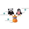 Fringe Studio Mini Dog Toy Set, Owl-O-Ween, Set of 3 (289404), Multi-Colored