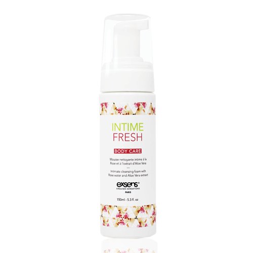 EXSENS Intime Fresh, Intimate Cleansing Foam, pH Balanced, Gentle for Daily Use with Organic Rose Water and Aloe Vera Extract, Soap and Paraben Free, 5.3 fl.oz, 1 Count