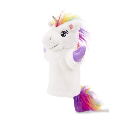 Plushible Unicorn Stuffed Animal for Kids (Poppy Hand Puppet) - Unicorn Hand Puppet - Stuffed Animal Hand Puppets - Unicorn Hand Puppets for Kids - Unicorn Puppet Toys - Toddler Hand Puppet