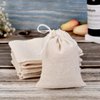 Tatuo 200 Pack Muslin Bags Burlap Bags Muslin Drawstring Bags Sachet Bag Multipurpose Drawstring Bags for Tea Jewelry Wedding Party Favors Storage