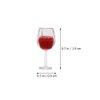 LUOZZY 20 Pcs Miniature Dollhouse Wine Glasses 1: 12 Scale Wine Glasses Miniature Champagne Glasses Dollhouse Accessories