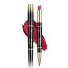 KUNSHNBEI Strawberry Red Lip Liner and Lipstick for Women, Long Lasting color 2 in 1 Lipstick with Lip Liner Pencil Combo, Lipliner Pencil, Waterproof 24 Hour lipstick with lip liner
