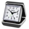 Equity by La Crosse Quartz Analog Fold-Up Travel Alarm Clock, Pack of 1, Black