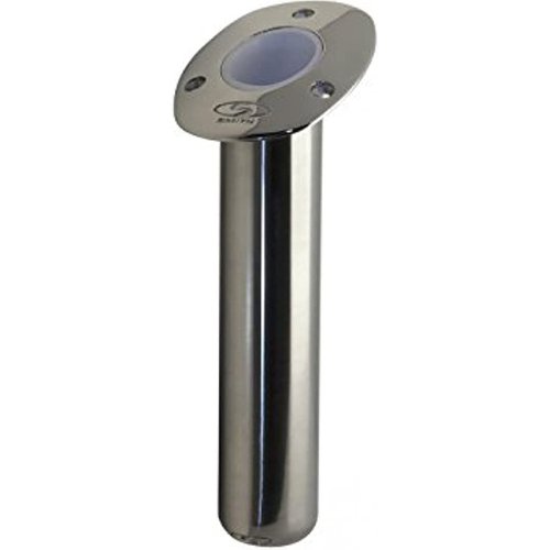CE Smith - Flush Mount Cast Bottom Rod Holder - Tough Boat Accessories - 30-Degree (53672CA)
