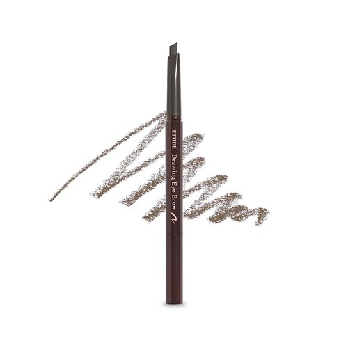ETUDE Drawing Eye Brow - Gray Brown (24NEW), Long-Lasting Eyebrow Pencil for Soft Textured Natural Daily Look Eyebrow, Korean Makeup, Kbeauty, Perfect for Gift