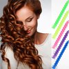 WILLBOND 40 Pieces Hair Perm Rod Spiral Rod Plastic Long Barber Hairdressing Styling Curling Perm Rod Hair Rollers Salon Tools for Women