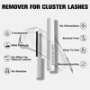 VEYESBEAUTY Cluster Lash Glue Remover 5ML Eyelash Remover for DIY Lash Extensions at home Clear Remover for Self-application Individual Lashes