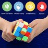 STEAM Life Speed Cube Set 3 Pack Magic Cube - Includes Speed Cubes 3x3, 2x2 Speed Cube, Pyramid Cube - Smoothly Puzzle Cube Collection for Kids Teens & Adults