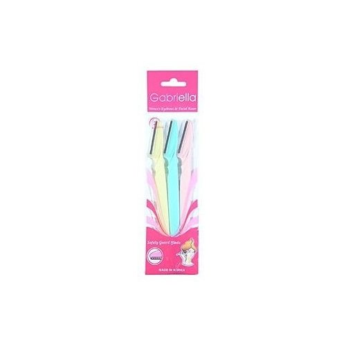 GABRIELLA Womens Eyebrows & Facial Razor (Quantity: 6 Razors)