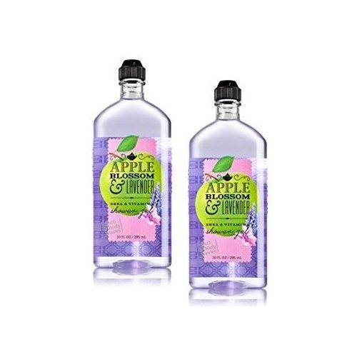 2 Pack Apple Blossom & Lavender Shower Gel 10 Oz.