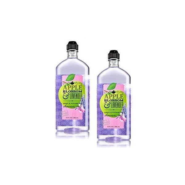 2 Pack Apple Blossom & Lavender Shower Gel 10 Oz.