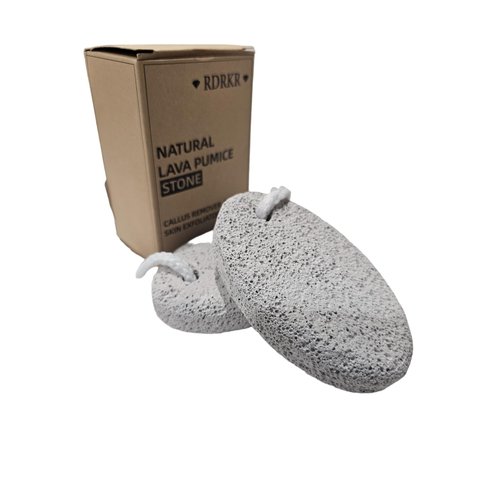 RDRKR Natural Pumice Stone for Feet Pedicure Skin Callus Remover Foot Scrub Exfoliator
