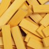 KAPLA 40 Squares Yellow - Wooden Construction Set - 40 Yellow Colored Building Planks - for Ages 3+