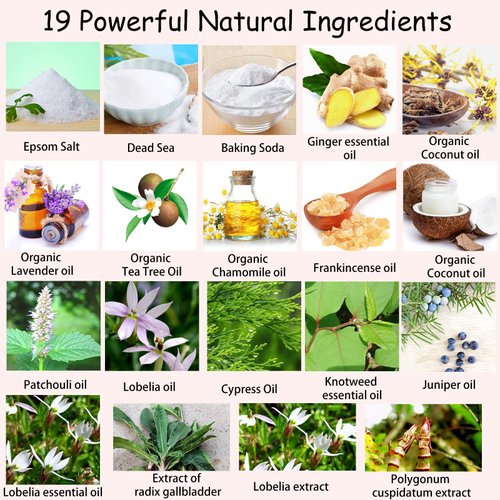 Sitz Bath for Hemorrhoid, Herbal Hemorrhoid Treatment Formula Epsom Salt Dead Sea Salt Essential Oil Plant Extract, 19 Natural Ingredients Sitz Bath Salts for Hemorrhoid Soothing & Remove 11.6 oz