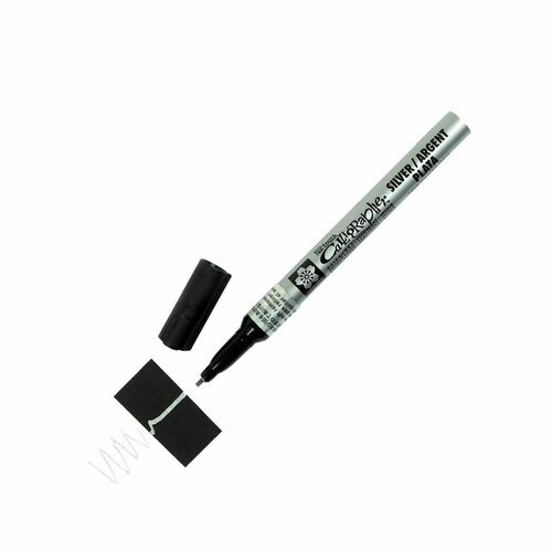 SAKURA Pentouch Calligraphy Pen, 1.8mm Fine Point, Silver (XPSK-C-53)