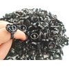 Black Glue Rings for Eyelash Extension,300PCS Smart Eyelash Glue Rings,Disposable Eyelash Glue Holder flower Glue Cups Rings, Heart Lash Rings Lash Glue Holder False Eyelashes Lash Extension Supplies