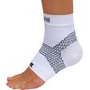 Zensah Plantar Fasciitis Sleeve - Relieve Heel Pain, Arch Support, Reduce Swelling - Compression Foot Sleeve, Plantar Fasciitis Sock (White, Medium)