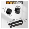 JOYCOURT 20PCS Universal Car Wheel Nut Caps, 19mm Hexagonal Plastic Lug Nut Covers Car Wheel Hub Screw Exterior Decoration Auto Bolt Caps with Removal Tool, Protection Cap Replacement for Cars