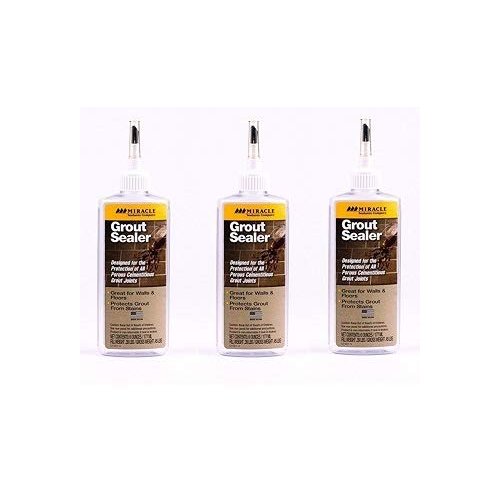 Miracle Sealants GRT SLR 6-Ounce Grout Sealer, 6-Ounce (Тhrее Расk)