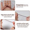 50PCS Hair Nets Invisible Elastic Edge Mesh Bun Hair Nets for Ballet Dance 20" Brown