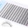 Natural Lash Extension Kit 168Pcs Lash Clusters Kit Wispy Eyelash Extensions 9-12MM Individual Lashes Extensions with Bond and Seal Lash Glue and Eyelash Extension Tweezers DIY at Home by TNFVLONEINS