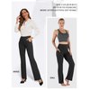 Desol Flare Leggings,High Waisted Bootcut Yoga Pants with Pockets,Tummy Control Bootleg Pants,Work Pants for Women Black