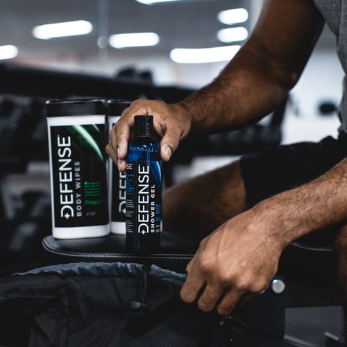 Defense Soap Body Wash Shower Gel 8 Oz - 100% Natural Tea Tree Oil and Eucalyptus Oil