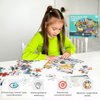287 Piece Unique Shape Elephant Floor Puzzles for Kids Ages 6-8, Tropical Rainforest Animal Illustration Puzzles for Kids Ages 8-10 with Puzzle Sticker Sheets, Puzzles for Kids Ages 6-8