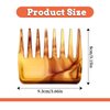 Travel Wide and Mini Detangling Comb - Portable Pocket Hair Styling and Shower Comb for Curly, Thick, and Wet Hair, Tiny Purse Comb for Women, Beard Comb for Men - 1 Pack