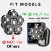 AW Head Shaver 6D Blade Refills, 𝐎𝐍𝐋𝐘 𝐟𝐨𝐫 𝐌𝐨𝐝𝐞𝐥: 𝐀𝐖-𝐏𝐑𝐎𝟎𝟎𝟏, ONLY for AxiomWarrior Electric Head Shavers