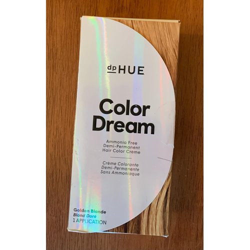 dpHUE Color Dream, Golden Blonde - Ammonia-Free, Demi-Permanent Hair Color - Lasts 16 Washes - Boosts Shine - Cruelty Free, Paraben Free, Sulfate Free, Leaping Bunny Certified - 4 oz