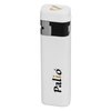 Palio Triple Torch Lighter, Oversized Fuel Tank, Flip-Top Lid, Durable Body, Easy Push Ignition, Triple Jet Flame Power, White