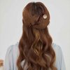 9Pcs Elegant Pearl Banana Clips French Twist Hair Pins Vintage Banana Hair Clip Ponytail Holder Hair Claw Clips Fashion Pearl Hairpin Barrettes Hair Accessories for Women