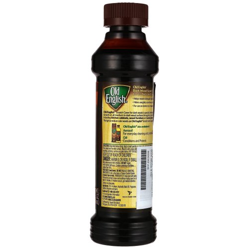 Old English 75144 Scratch Cover For Dark Woods, 8oz Bottle, Wood Polish