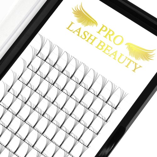 Premade Volume Eyelash Extensions 5D-C-0.10-09 Long Stem Premade Fans Eyelash Extensions .07 .10 Premade Volume Fans Volume Lash Extensions C D Curl(5D-C-0.10,9 mm)